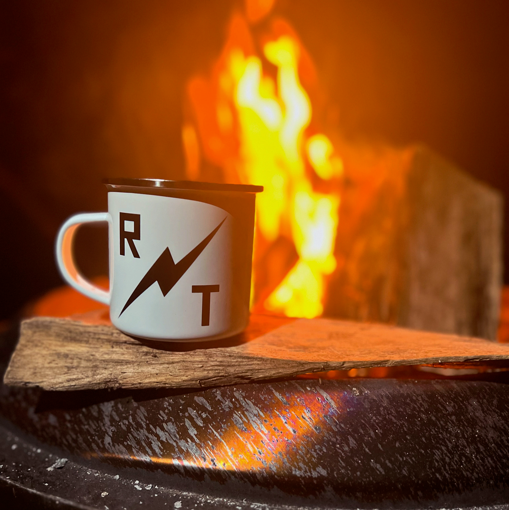 REVOLVER TATTOO ENAMEL MUG
